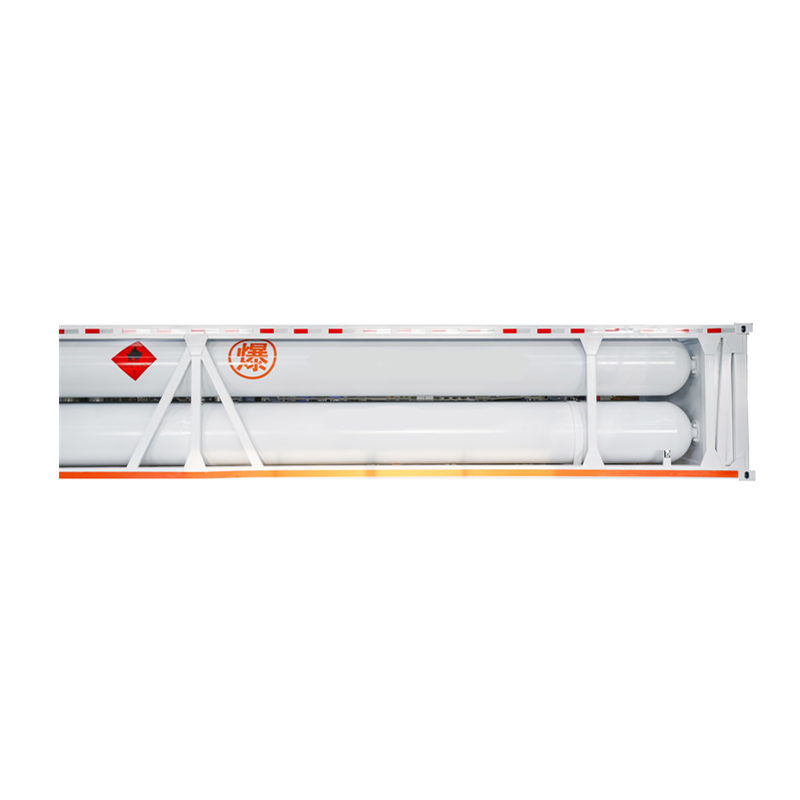 Best Selling Long Tubes Skid CNG Trailer / Hydrogen Tube Trailer / CNG Transport Trailer in China