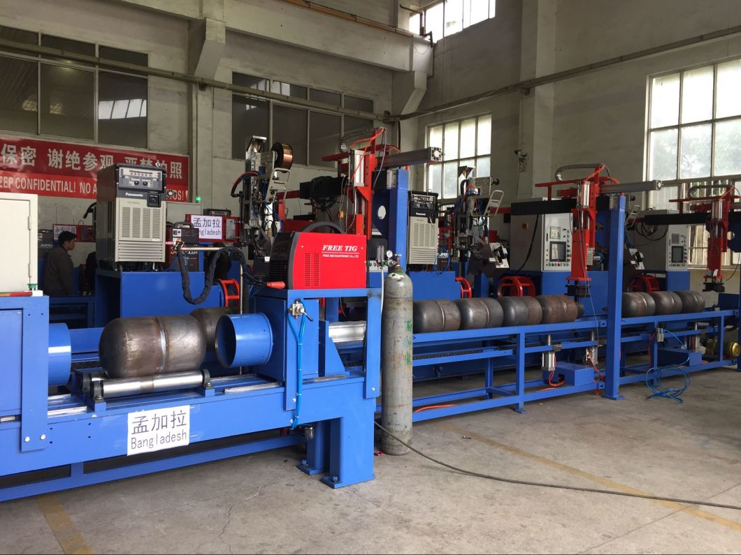 Made in China Semi Automatic Good Price LPG Cylinder Revalidation Line