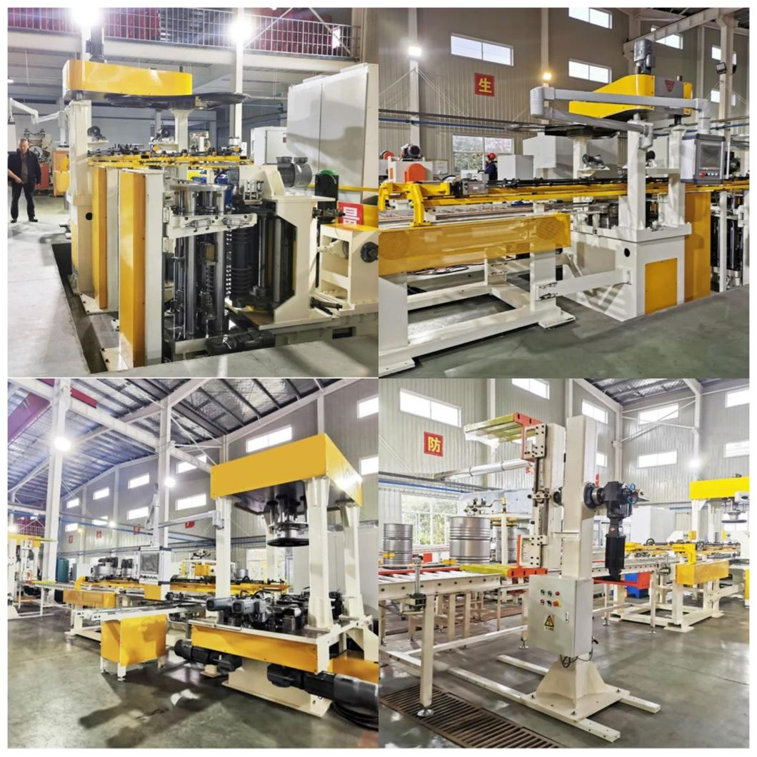 Automatic Standard Steel Drum / Bitumen Barrel Drum Production Line