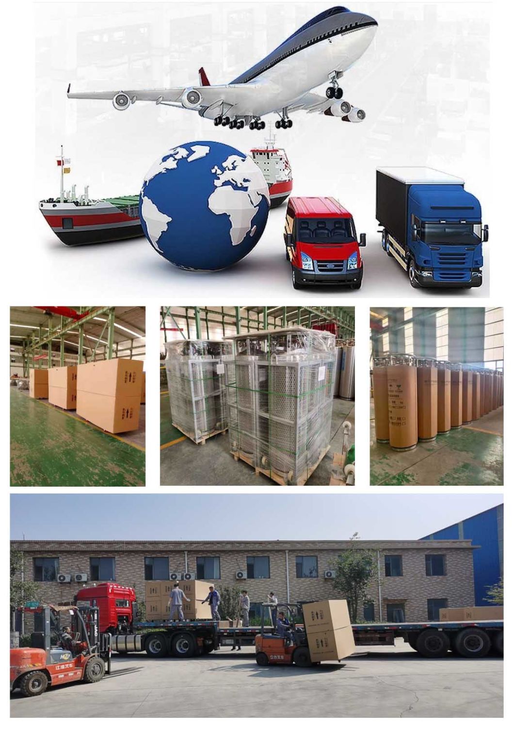 Stand Industrial Welded Insulated Cylinders LNG Cylinder LNG Vehicle Tank