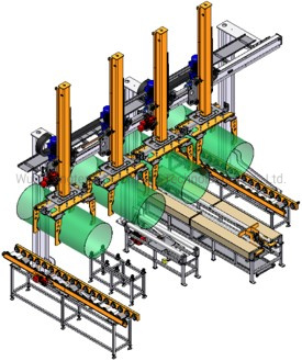 High-Quality LNG Cylinder Pass-by Type Automatic Longitudinal Seam Welding Machine