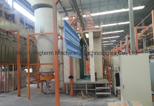 Efficient and Energy-Saving Ce Certificated Painting Booth / Automatic Spray Painting Line for Elevator Door#