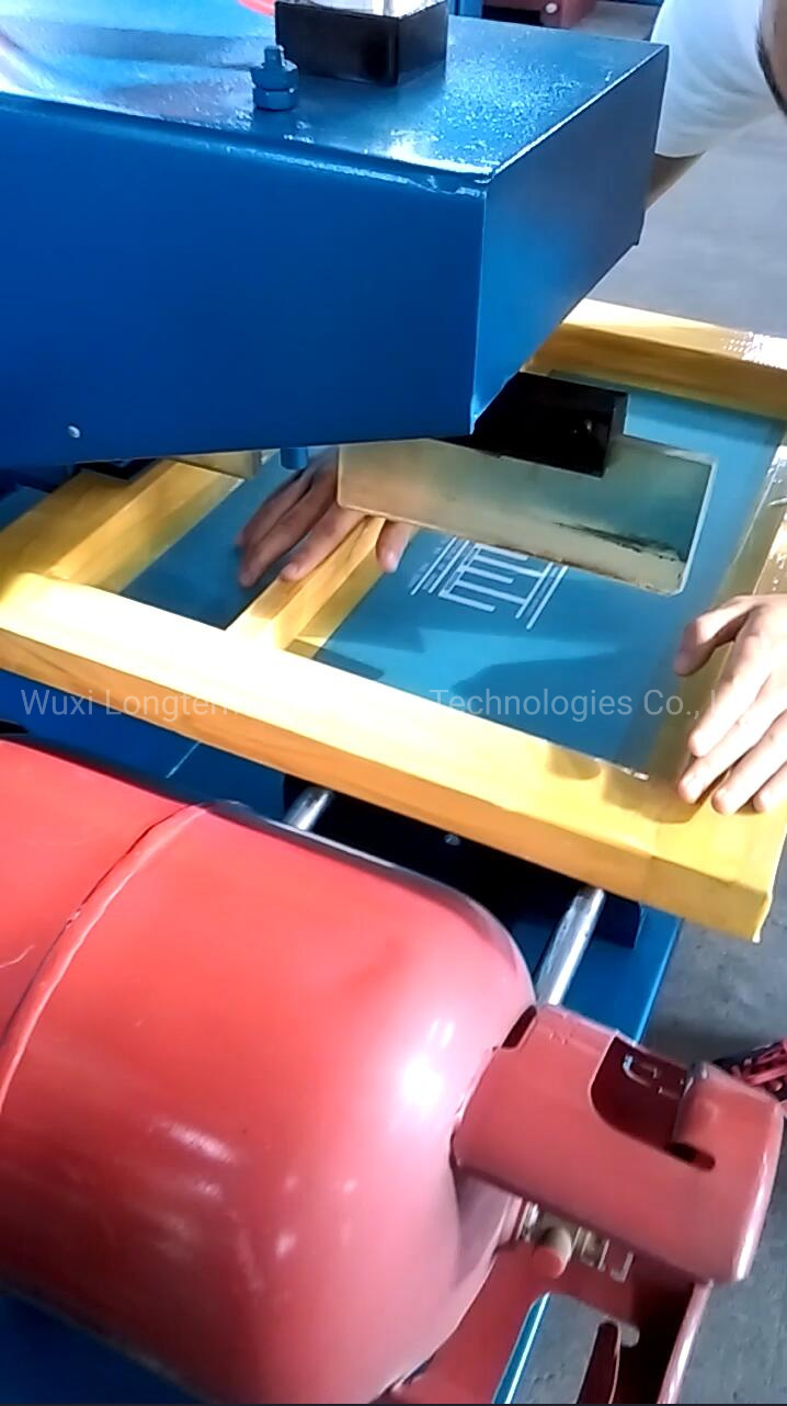 Gas Cylinder Gas Bottle Words Logo Screen Printing Machine, Gas Tank Silk Screen Printer Price