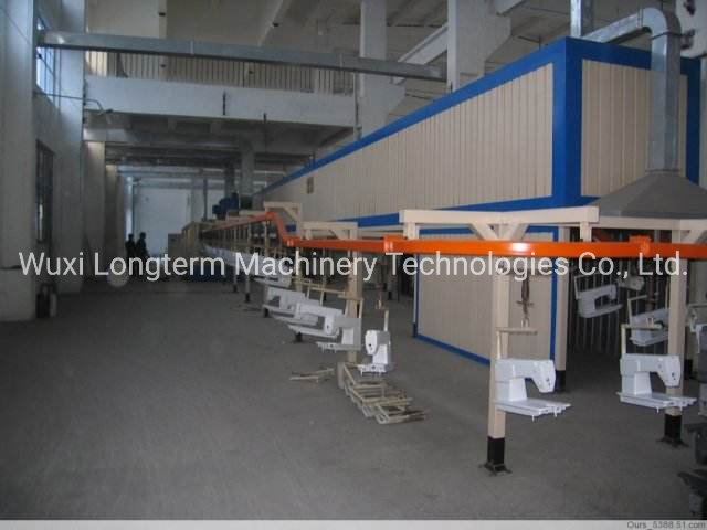Precision Automatic Painting Gun Powder Coat Production for Elevator, High Efficiency Electric Metal Powder Coating Line!