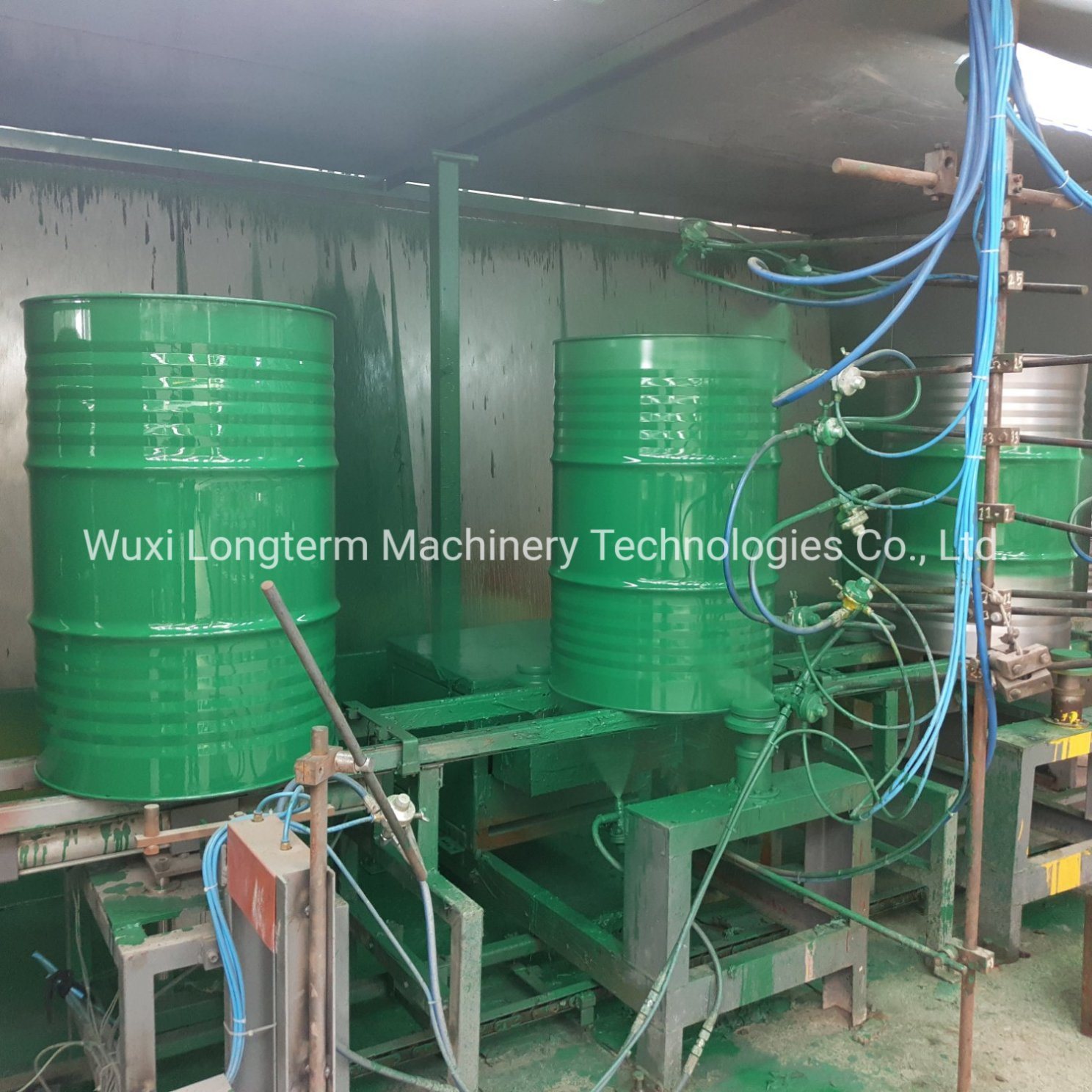 Steel Drum / Metal Barrel Customized High Quality Spraying Painting Production Line