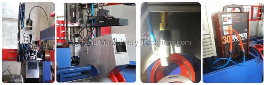 Fully Automatic LPG Gas Cylinder Body Circular Welding Machine, LPG Cylinder Circumferential Seam MIG Welding Machine~