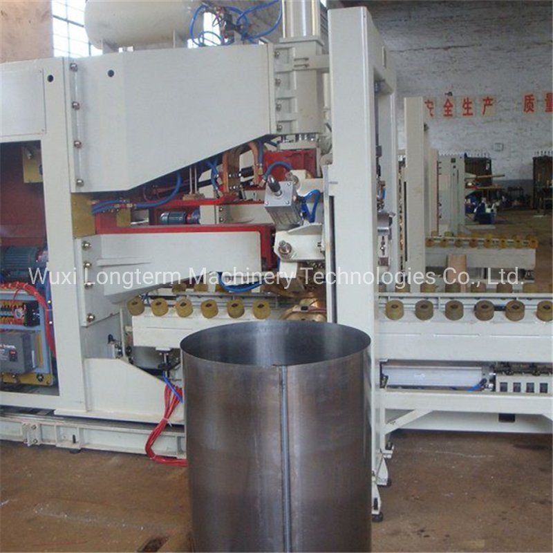 China Steel Drum Barrel Auto-Welding Machine / Steel Drum Seam Welder Price
