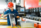 Automatic Steel Metal Spraying Coating Production Line, Hardware Metal Products Industrial Robot 360-Degree Painting System#