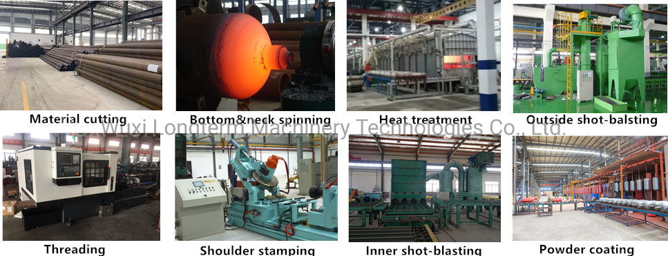 28L 40L 55L CNG Seamless Cylinders Tank Diameter 325 279 232mm Without Valve in Peru Market^