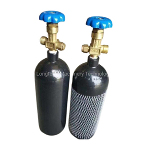 46.7L 150bar5.4mm High Pressure Vessel Seamless Steel Oxygen Gas Cylinder~