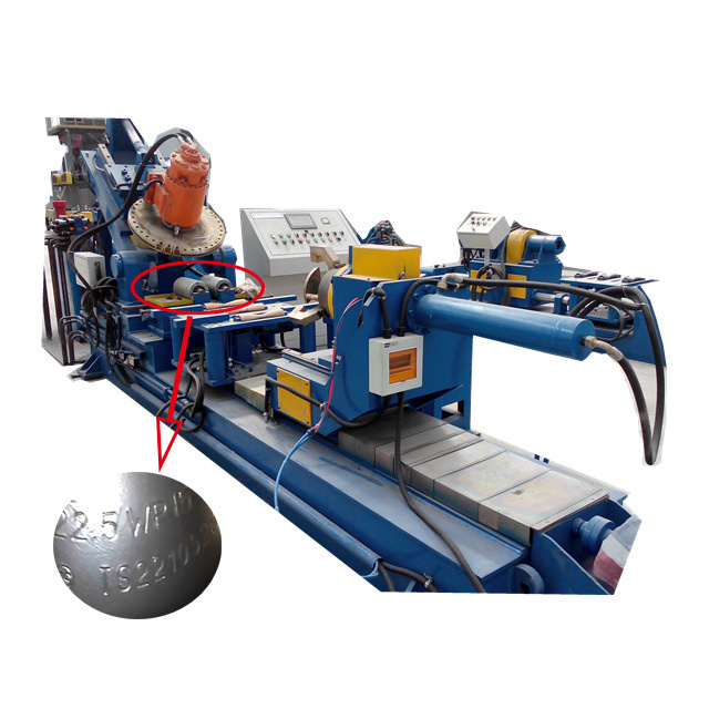 High Pressure CNG, Seamless Cylinders Automatic Logo Stamping&Embossing Machine