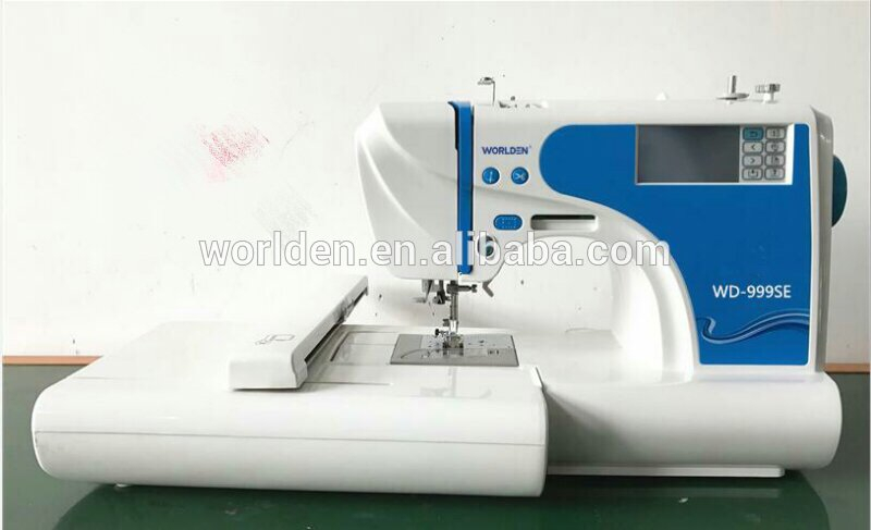 Wd-999se计算机计算机化的本地国内刺绣设备价格在印度刺绣设备
