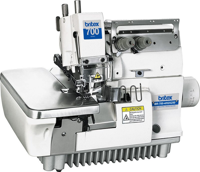 Br-700-4/02X250 Super High Speed Four Thread Double Chain Rolling Overlock Sewing Machine