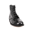 حذاء جلدي عسكري أسود مبطن بالكامل للمشي لمسافات طويلة 6117