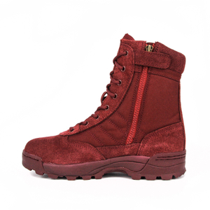 حذاء من جلد الغزال الأحمر برباط للمشي لمسافات طويلة في الصحراء 7263