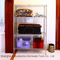 Four Tiers Chrome Plated Home Use Wheeled Wire Shelf (6035170)