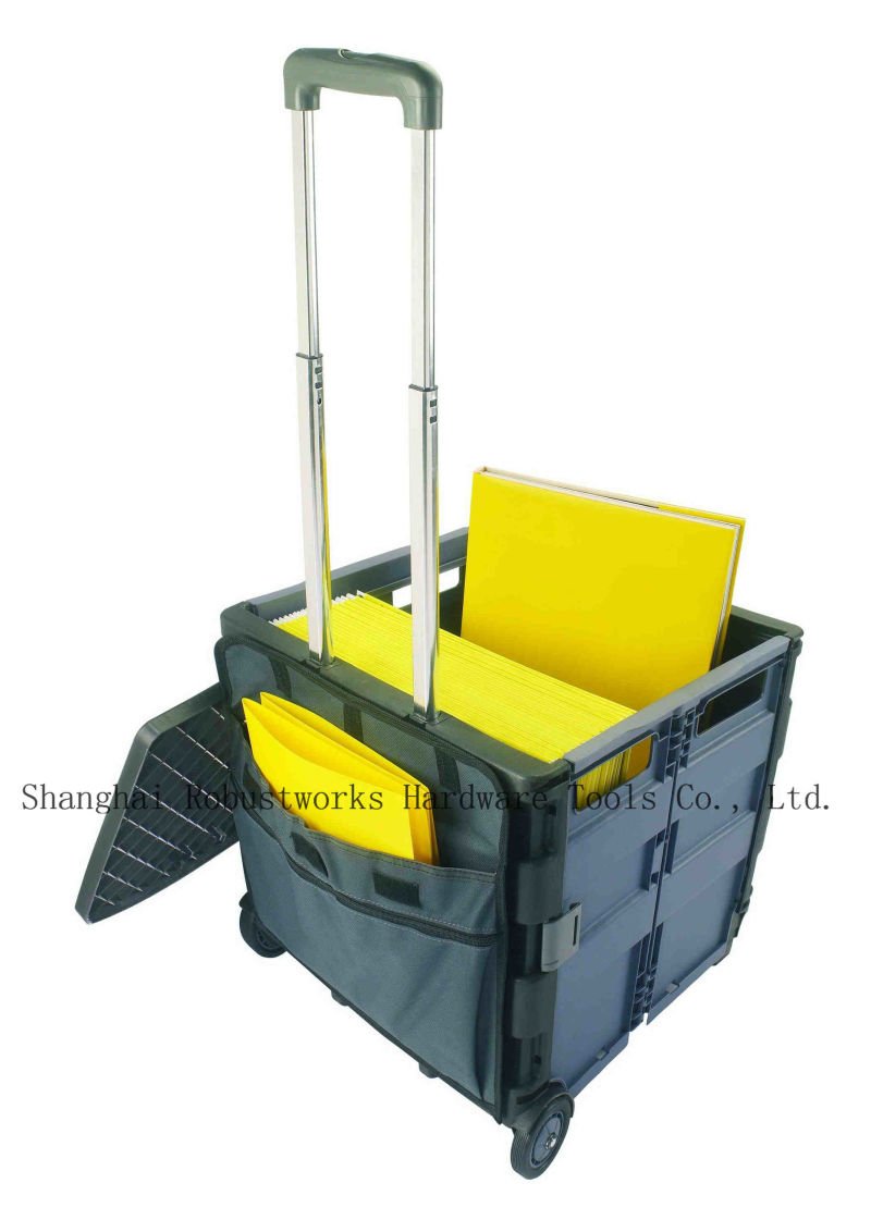 Multi Function Folding Cart with Lid and Pouch (FC405K)