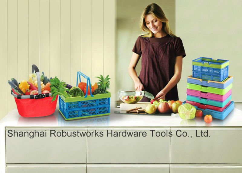 Large Size Portable Plastic Basket (FB005)