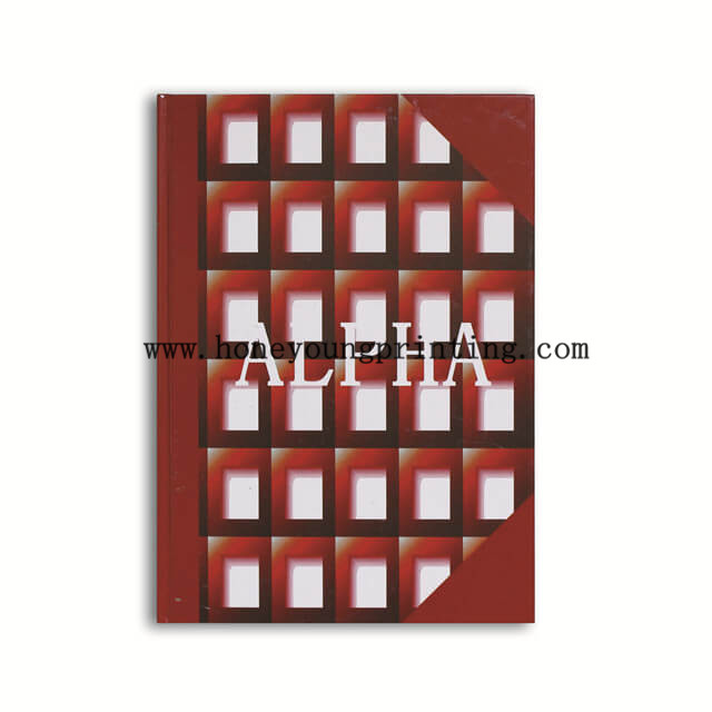 A4 Hard cover notebook for student 8mm ruled and square