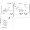 VM-61LH Connector Patch with Fin for Overpanel and Sidelight