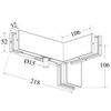 VM-41RH American Standard Overpanel and Sidelight Patch with Fin RH