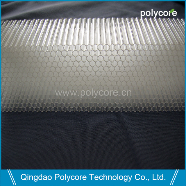 PC Honeycomb空气流直型，用于商业制冷显示展示柜 