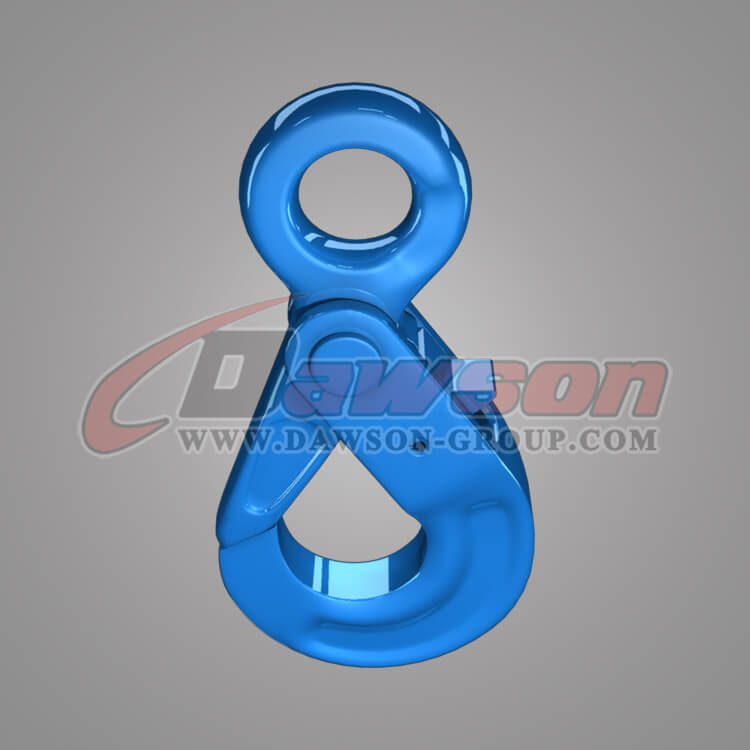 Gancho autoblocante de ojo de tipo europeo de grado 100, gancho de seguridad de ojo de acero forjado - Fabricante, exportador de China