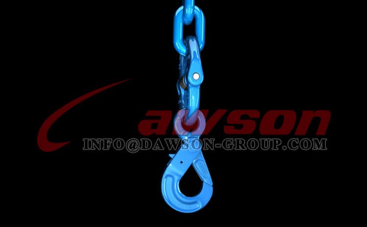 Aplicaci&oacute;n del gancho autoblocante con ojo G100, gancho con ojo de aleaci&oacute;n de grado 100 para cadenas G100 - Proveedor del fabricante de China - Dawson Group Ltd.