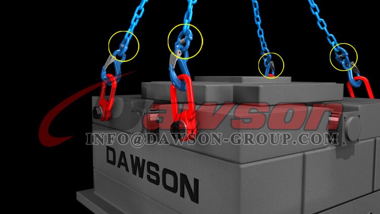 Aplicaci&oacute;n de la aplicaci&oacute;n del eslab&oacute;n de conexi&oacute;n de tipo japon&eacute;s G100, conector de cadena de acero de aleaci&oacute;n de grado 100 para cadenas - Fabricante de China - Dawson Group Ltd.
