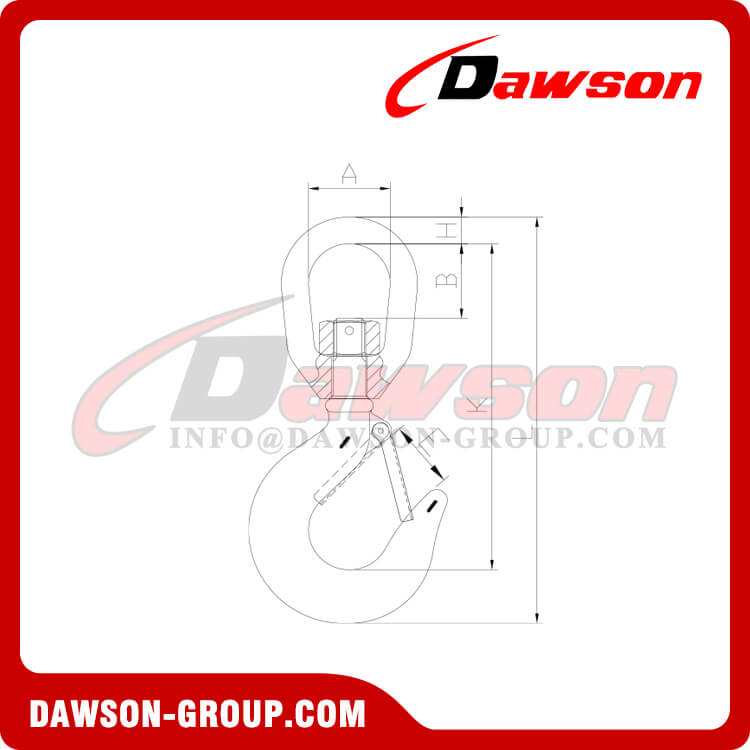 Gancho giratorio forjado DS372 - Dawson Group Ltd. - Fabricante, proveedor de China