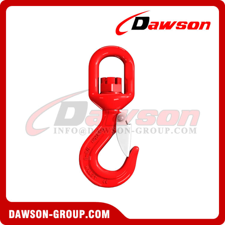 DS268 G80 Swivel Hook with Latch for Lifting Chains - Dawson Group Ltd. - China Manufacturer, Supplier (2) Gancho giratorio DS268 G80 con pestillo para cadenas de elevación - Dawson Group Ltd. - Fabricante, proveedor de China (2)