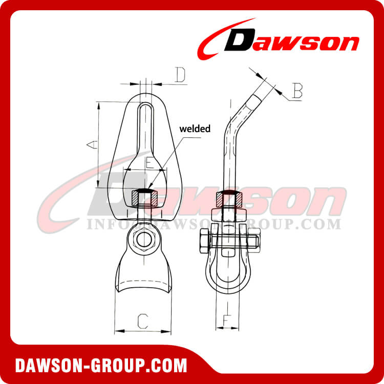 Conector giratorio DS478 grado 80 para tala forestal - Dawson Group Ltd. - Fabricante, proveedor de China, f&aacute;brica