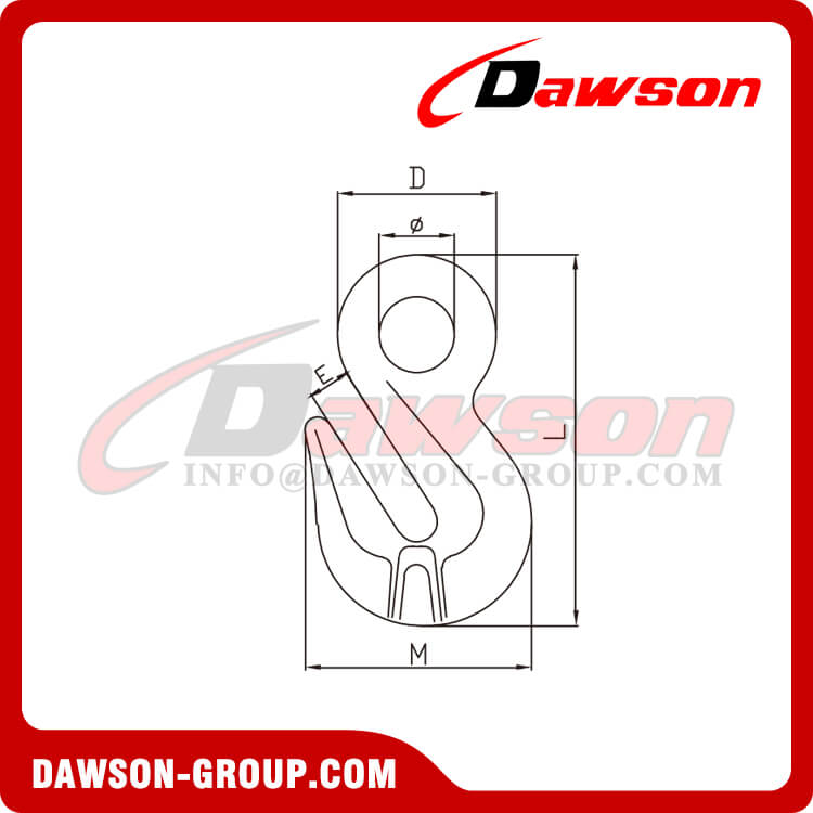 DS768 G80 翼付きアイ短縮クレードルグラブフック - Dawson Group Ltd. - 中国メーカー、サプライヤー