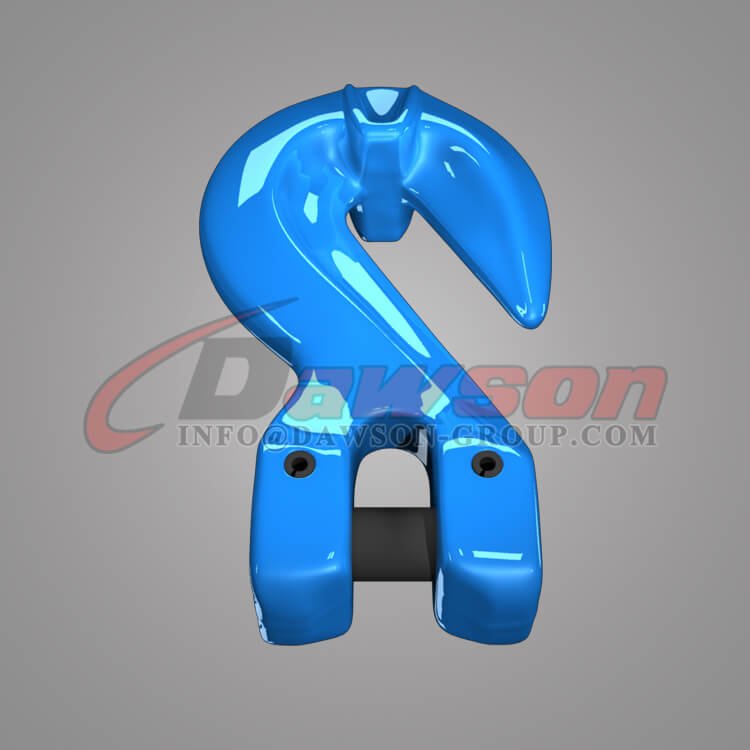 Grade 100 Clevis Shortening Cradle Grab Hook with Wings, G100 Cleivs Hook for Chain Slings - Dawson Group Ltd. - China Supplier, Exporter Gancho de agarre de cuna con acortamiento de horquilla de grado 100 con alas, gancho de horquilla G100 para eslingas de cadena - Dawson Group Ltd. - Proveedor y exportador de China