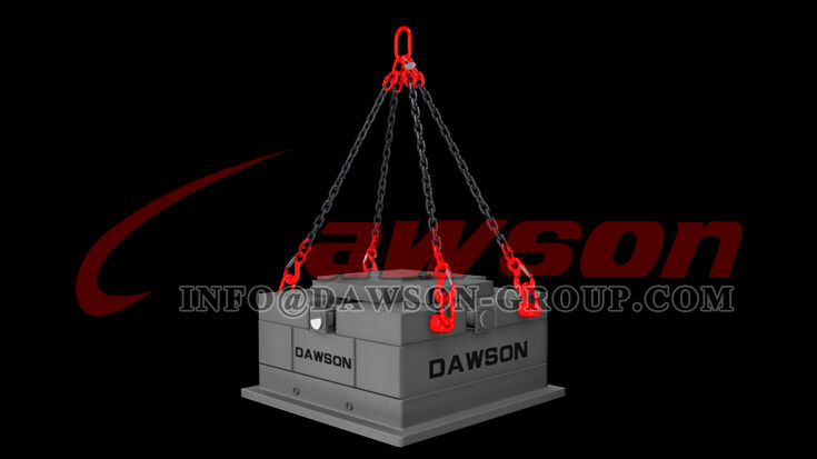 Aplicaci&oacute;n del eslab&oacute;n de conexi&oacute;n de acero forjado tipo A-337 G80 EE. UU. para eslingas de cadena - Dawson Group Ltd. - Fabricante de China