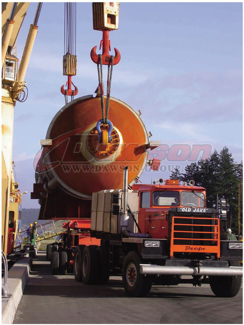 Aplica&ccedil;&atilde;o do anel de talha girat&oacute;ria para servi&ccedil;o pesado G80 - Fornecedor da China