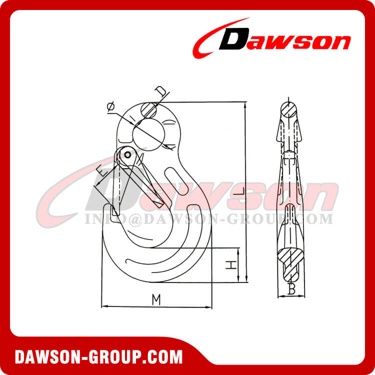 DS1003 G100 アイ スリング フック - Dawson Group Ltd. - 中国メーカー、サプライヤー