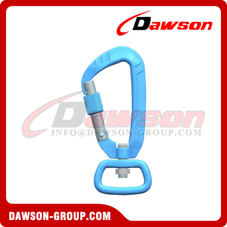 Gancho mosquetón de aleación de aluminio DS7803D2B, gancho de seguridad de aleación
