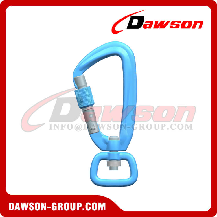 DS7801D4B Gancho de seguridad de aleación de aluminio 7075, clip de mosquetón de aleación de aluminio
