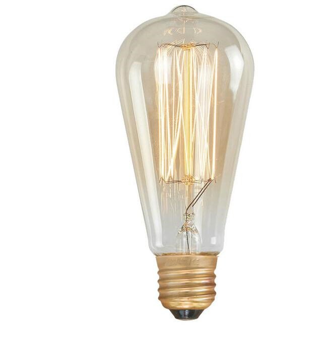40W/60W E27 St48 Edison Bulb Antique Filament Lamp Retro Vintage Light 220V/240V