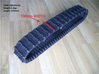 Small Rubber Track(100x20x76)
