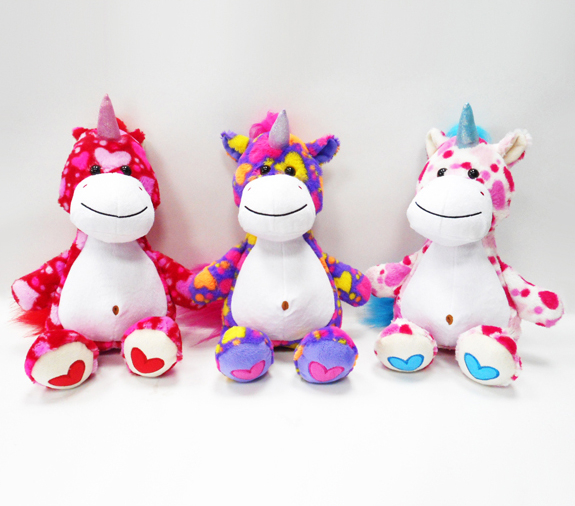Lovely Soft Valentine Toys Animal Stuffed Toys Plush Unicorn Toys
