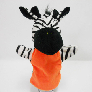 Plush Soft Toy Zebra Hand Puppet for Kids