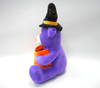 Promotional Easter Purple Bear Soft Plush Toys with Easter Basket