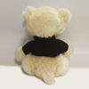 Lovely White Teddy Bears with Black Sweater Add Logo
