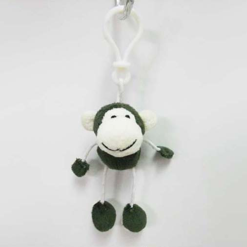 Custom Soft Plush Monkey Toy Keychain