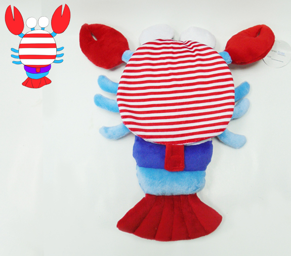 Soft Education Memory Lobster Shaped Toys Baby Activity Cloth Book 