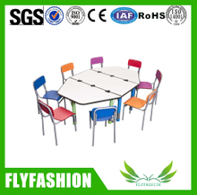 Kids school furniture study table and chair(SF-38C)