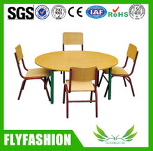 Modern Wooden Round Children Table with Chair (SF-13C)