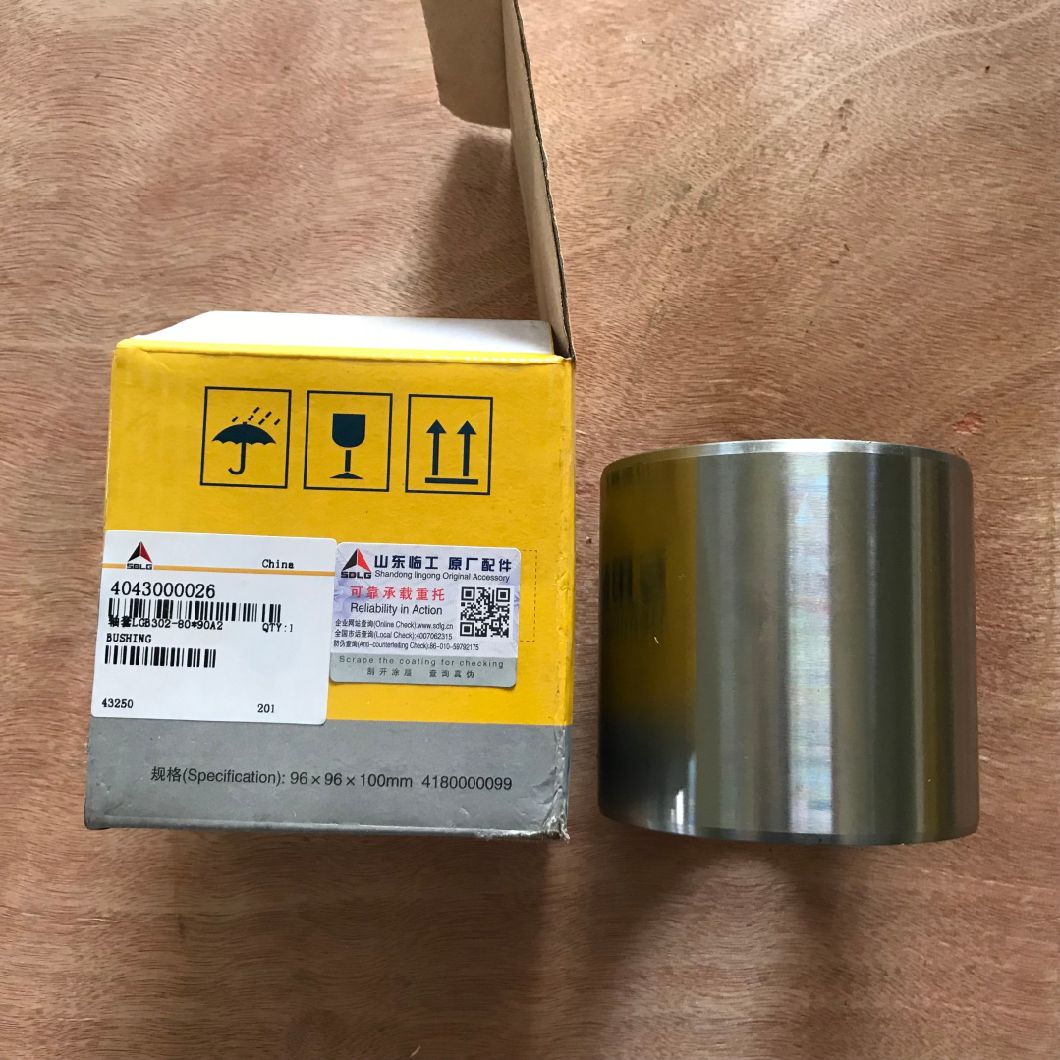 Sdlg Wheel Loader Spare Parts 4043000026/4043000028 Bushing for LG956L LG958L